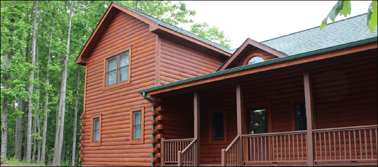 Log Home Staining in Boone County, Kentucky